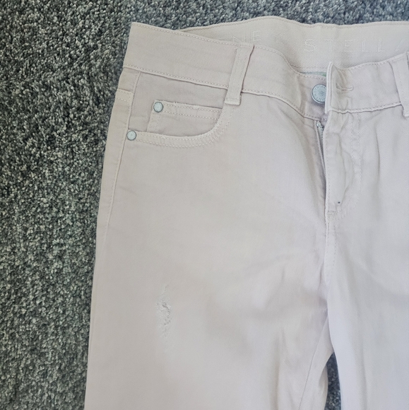 Stella McCartney Made in Italy Pale Pink Skinny Jeans Women’s Size 27 Distressed - Picture 3 of 8